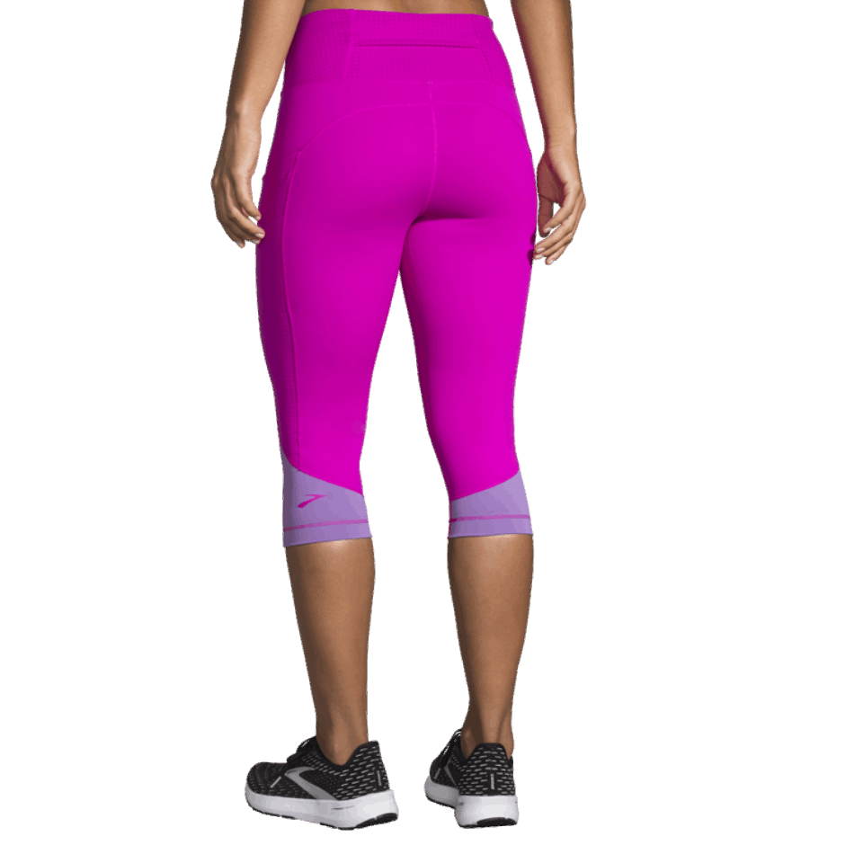 BROOKS Method 1/2 Crop Tight Magenta-Heliotrope