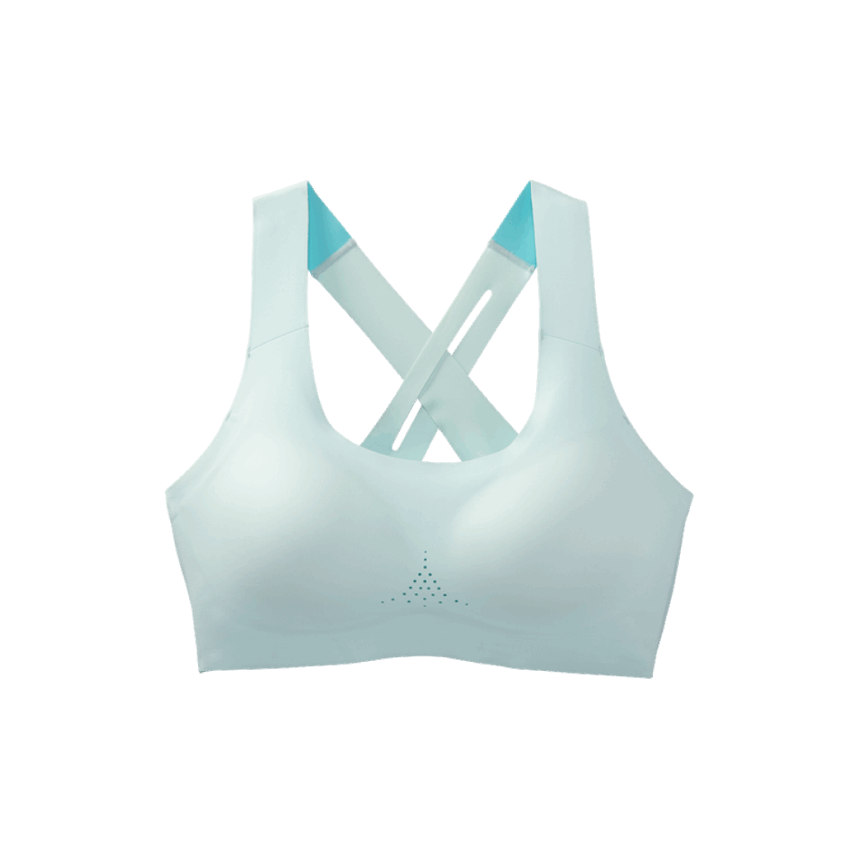 BROOKS Dare Crossback Run Bra 2.0 Ice Blue-Vivid Teal