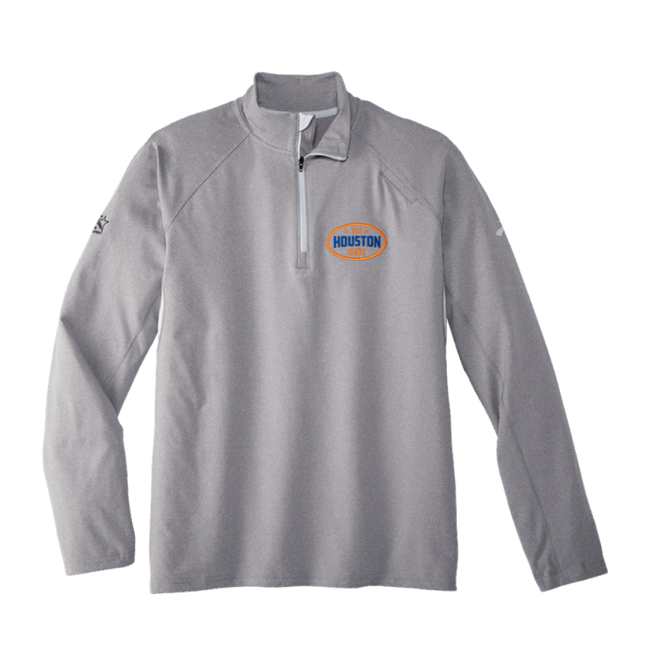 BROOKS Houston22 Dash 1/2 Zip Heather Ash-13.1 Houston
