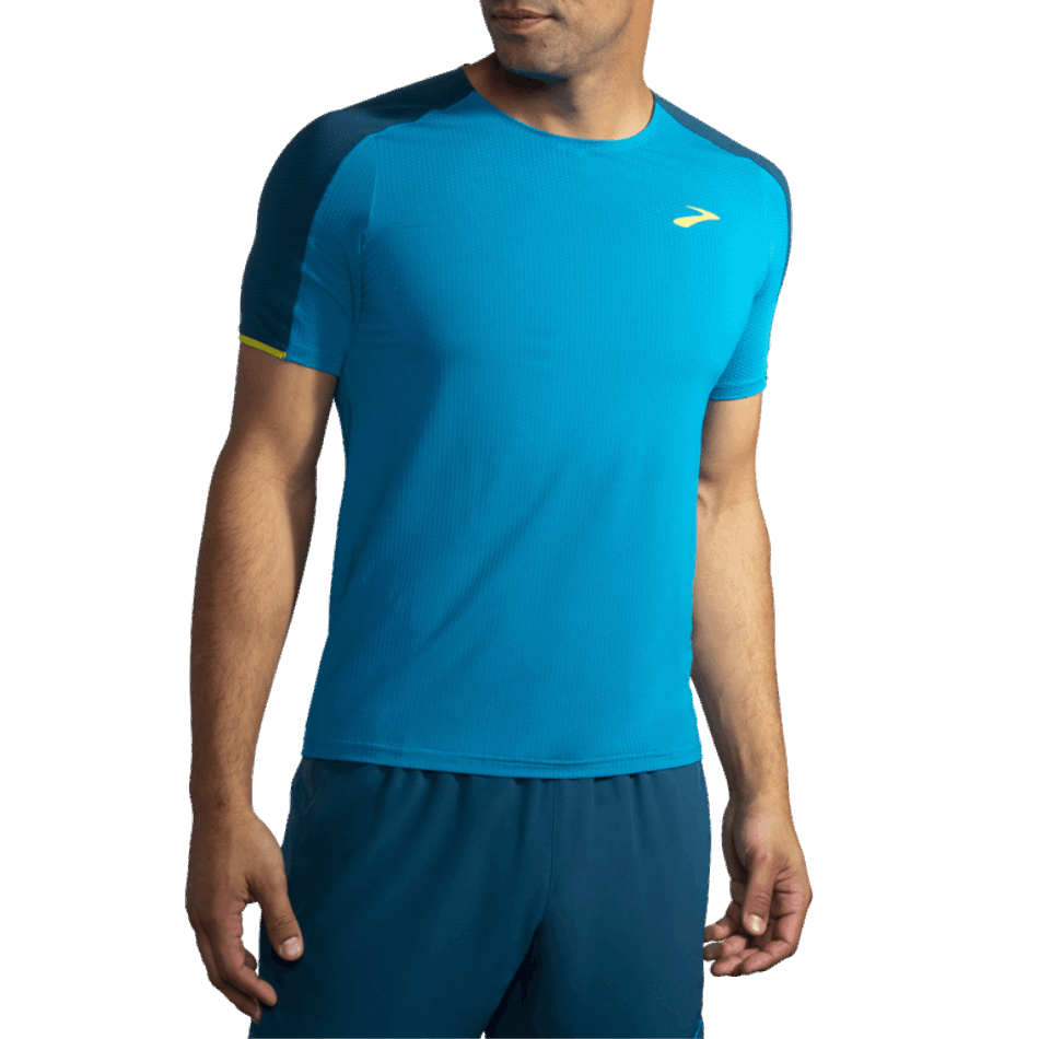 BROOKS Atmosphere Short Sleeve Electric Blue-Alpine