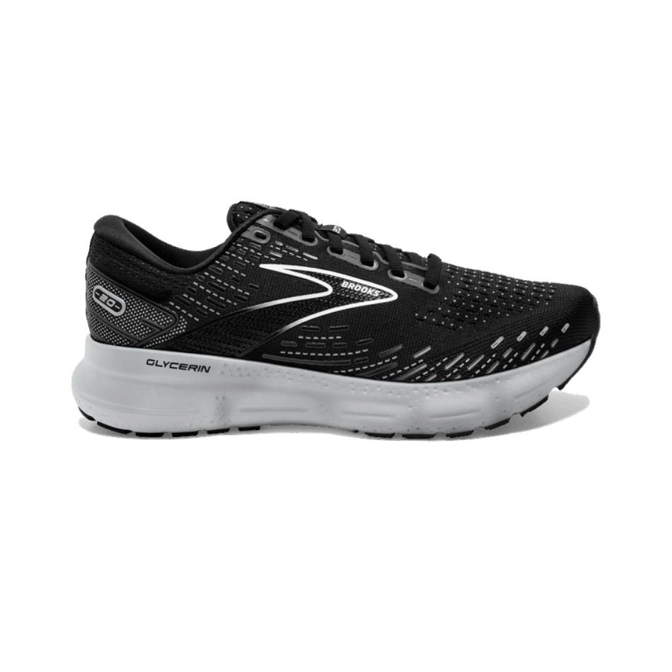BROOKS Glycerin 20 Black-White-Alloy