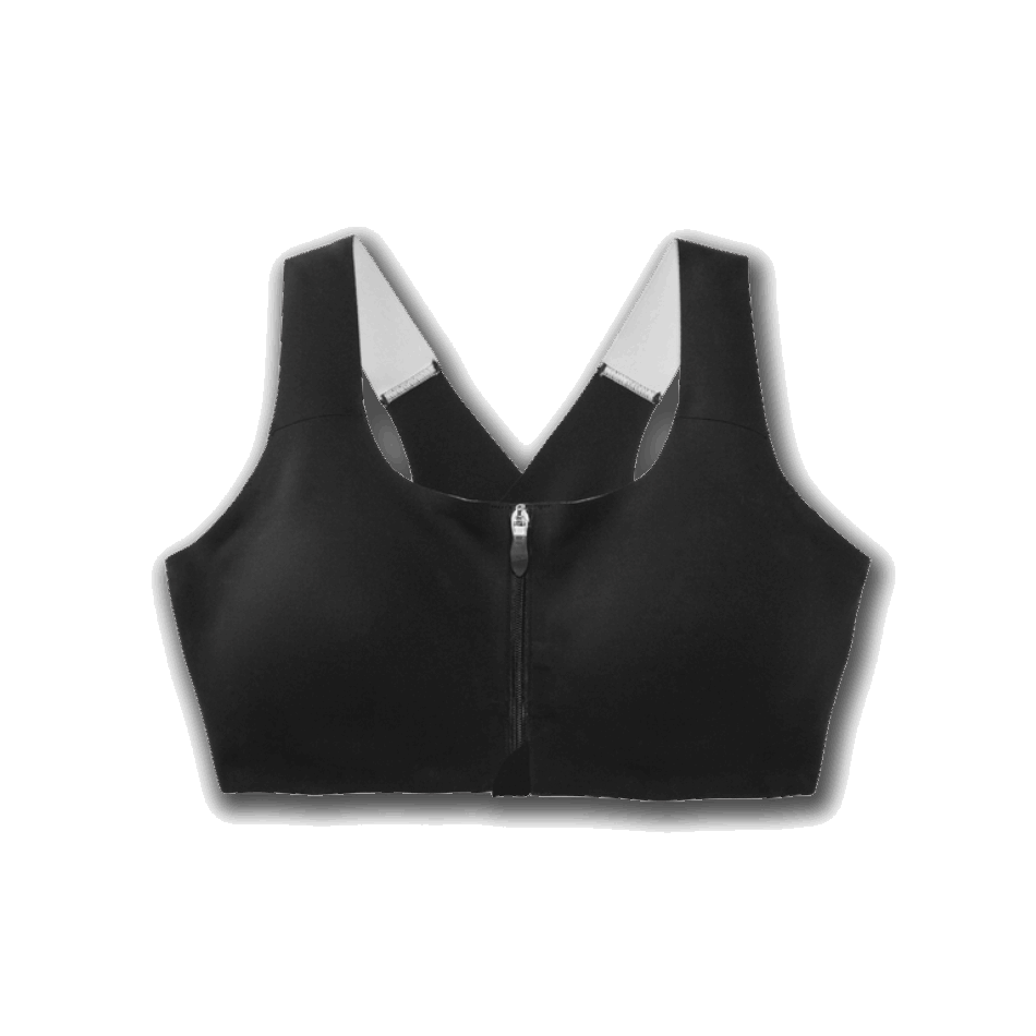 BROOKS Dare Zip Run Bra Black