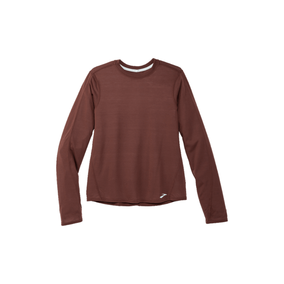 BROOKS Distance Long Sleeve Run Raisin
