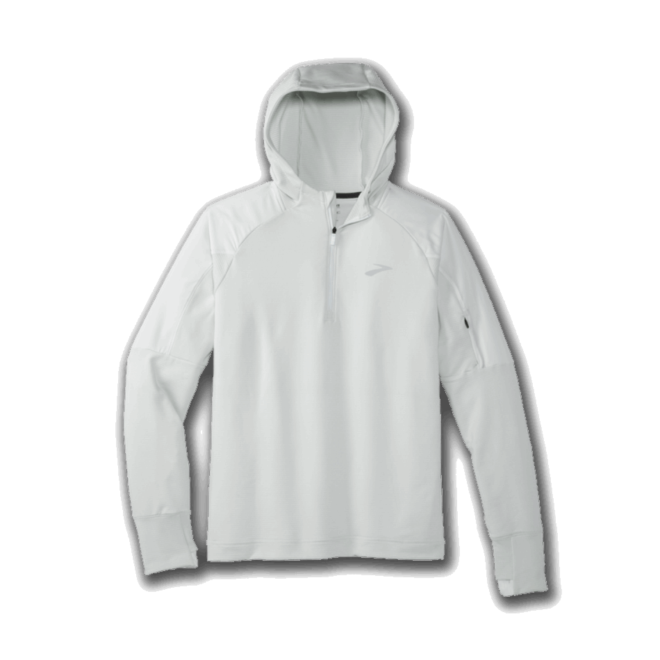 BROOKS Notch Thermal Hoodie Icy Grey