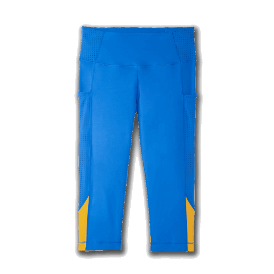 BROOKS Method 1/2 Crop Tight Blue Bolt-Saffron
