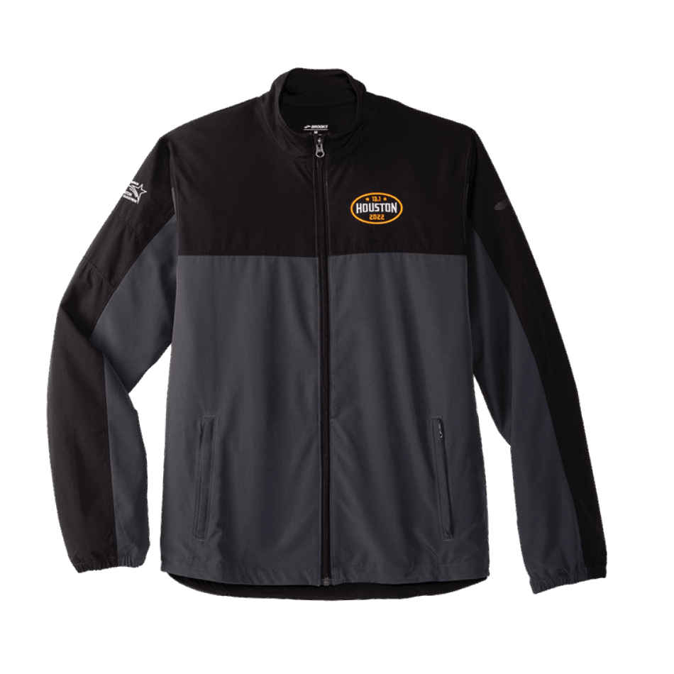 BROOKS Houston22 Event Jacket 2.0 Black-Asphalt 13.1 Houston