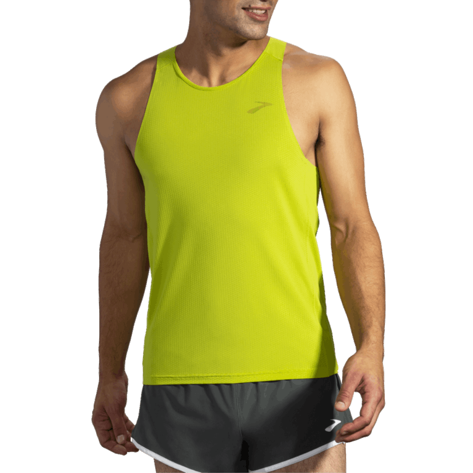 BROOKS Atmosphere Singlet Bright Moss