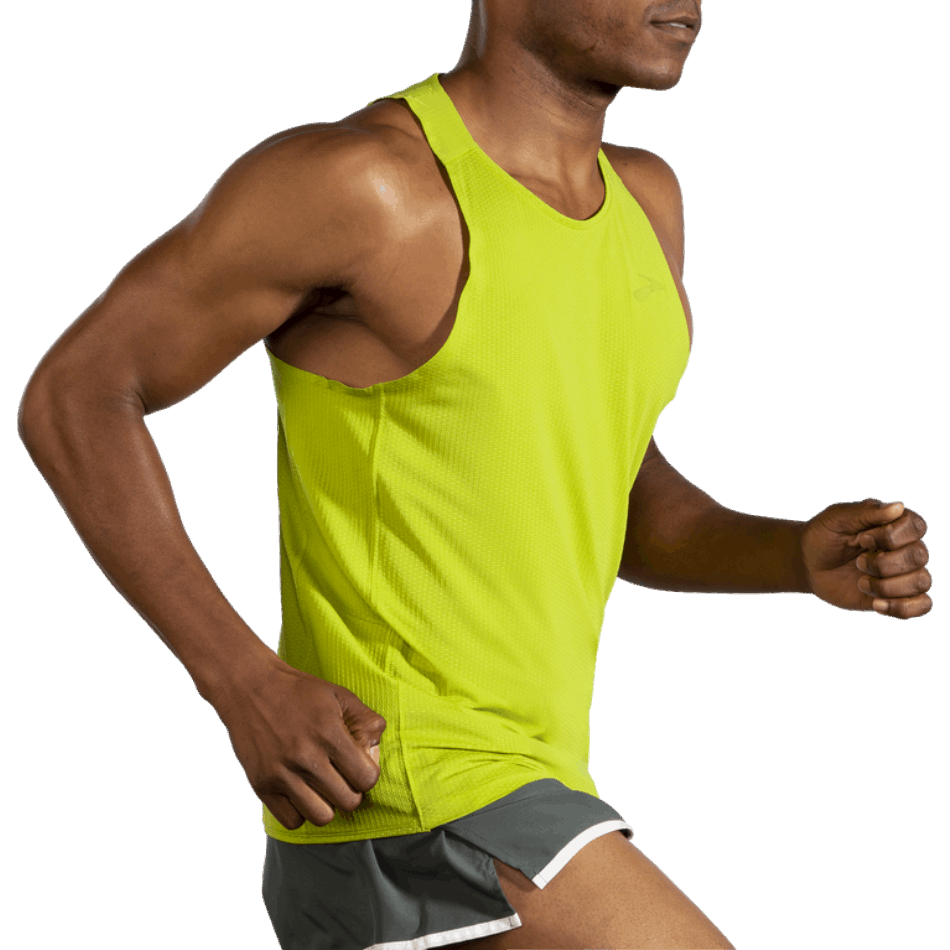 BROOKS Atmosphere Singlet Bright Moss