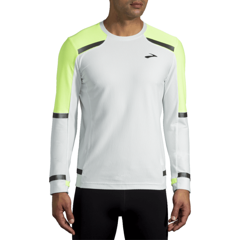 BROOKS Carbonite Long Sleeve Icy Grey-Nightlife