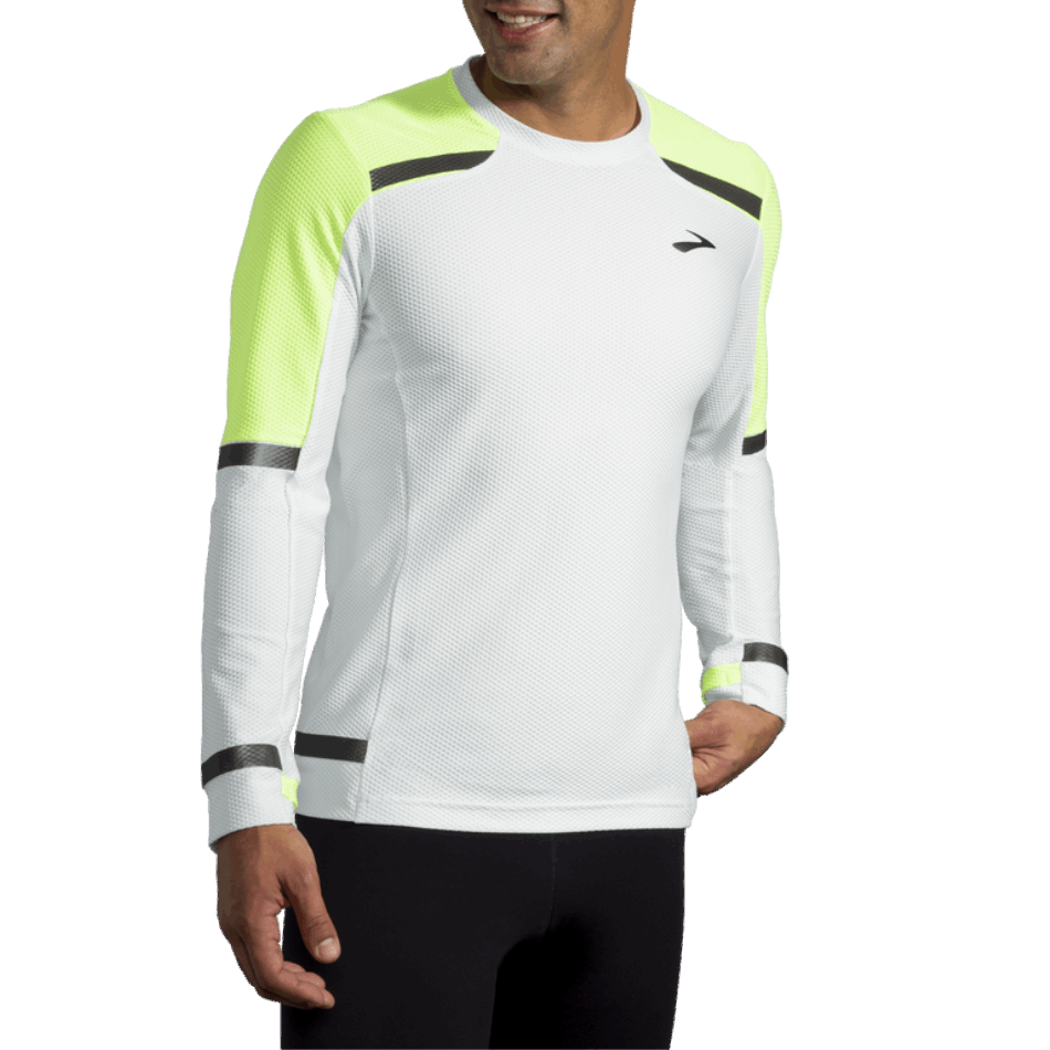 BROOKS Carbonite Long Sleeve Icy Grey-Nightlife