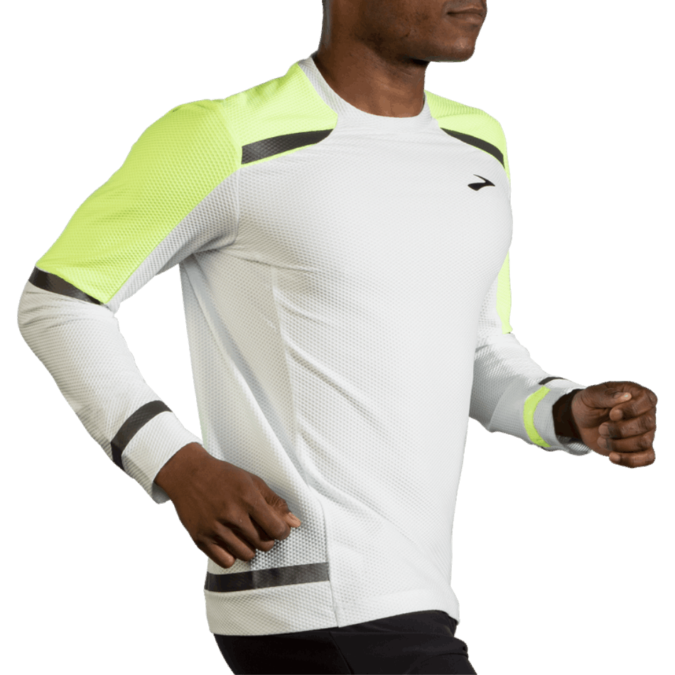 BROOKS Carbonite Long Sleeve Icy Grey-Nightlife