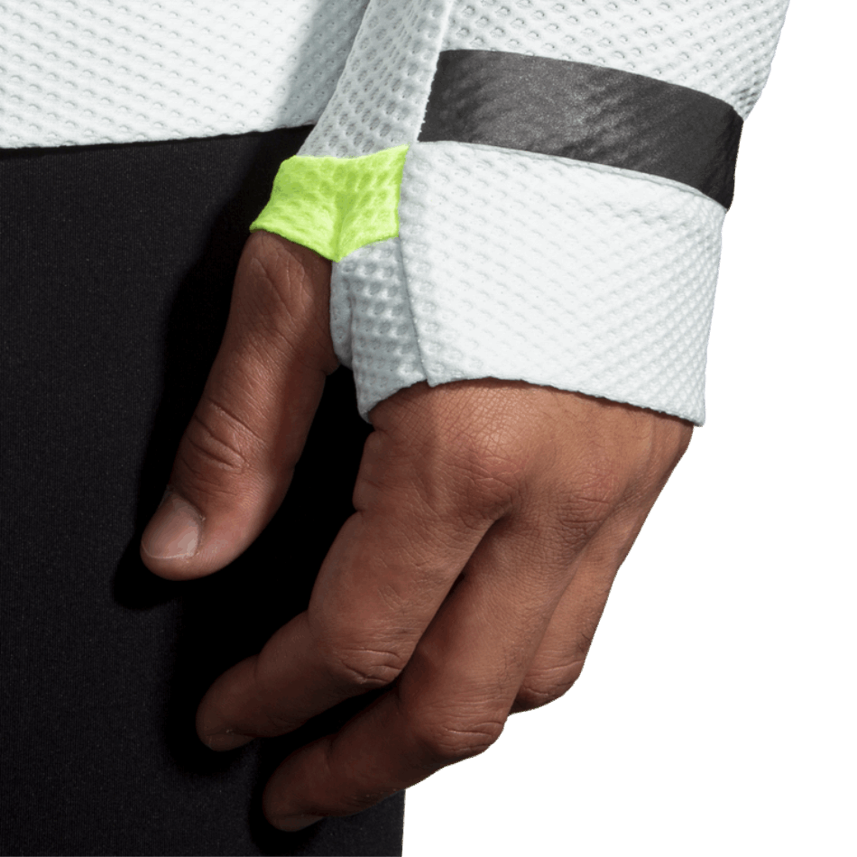 BROOKS Carbonite Long Sleeve Icy Grey-Nightlife