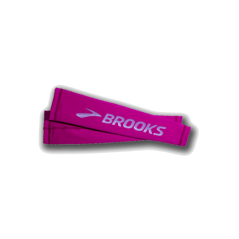 BROOKS Source Midweight Arm Warmer Magenta-Heliotrope Brooks