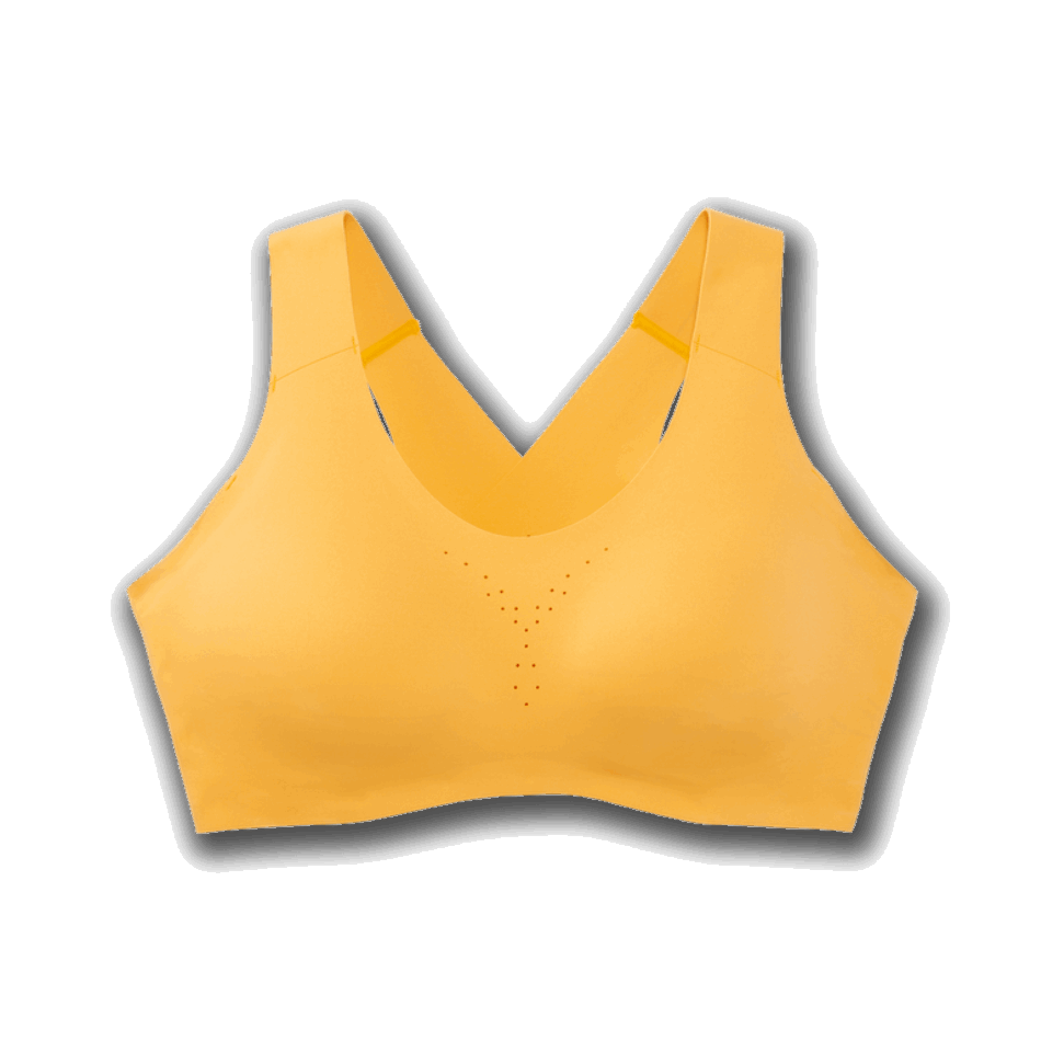 BROOKS Dare Crossback Run Bra Saffron