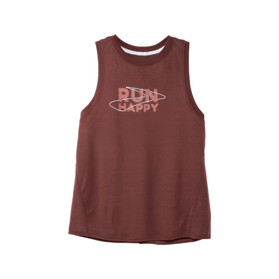 BROOKS Distance Graphic Tank Run Raisin-Run Happy Path