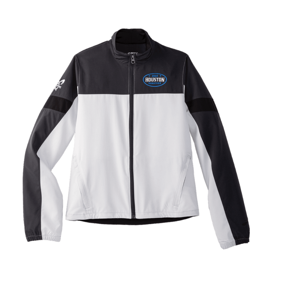 BROOKS Houston22 Event Jacket 2.0 Asphalt-Black 26.2 Houston
