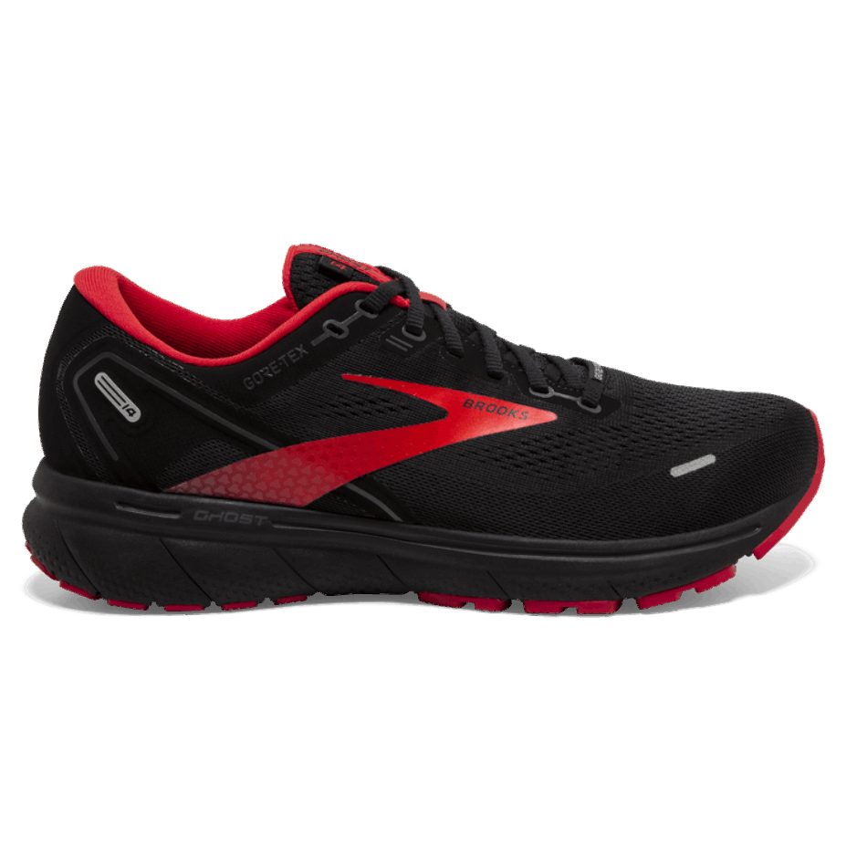 BROOKS Ghost 14 GTX Black-Blackened Pearl-Red