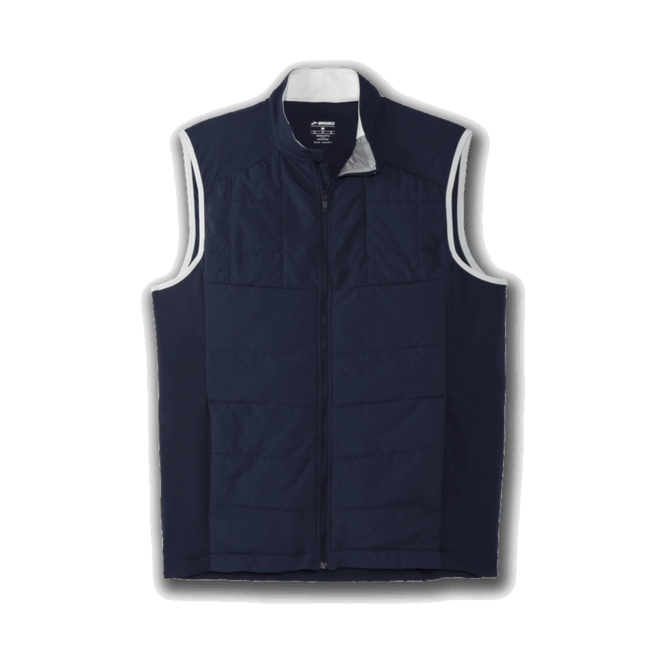 BROOKS Shield Hybrid Vest Navy-Icy Grey