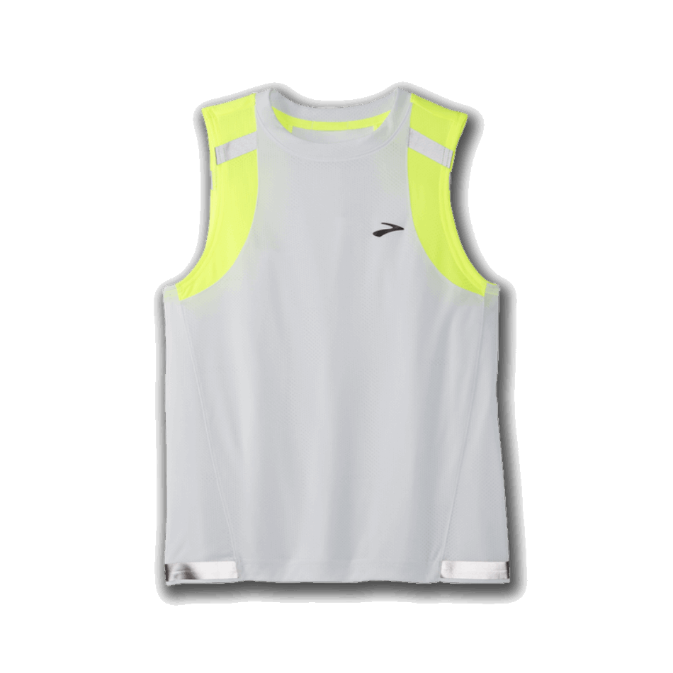 BROOKS Carbonite Tank Icy Grey-Nightlife Jacquard Women