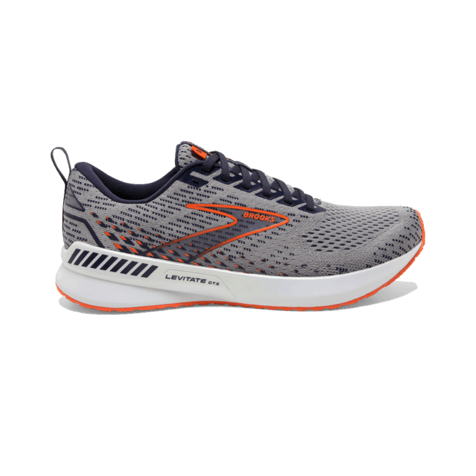 BROOKS Levitate GTS 5 Grey-Peacoat-Flame