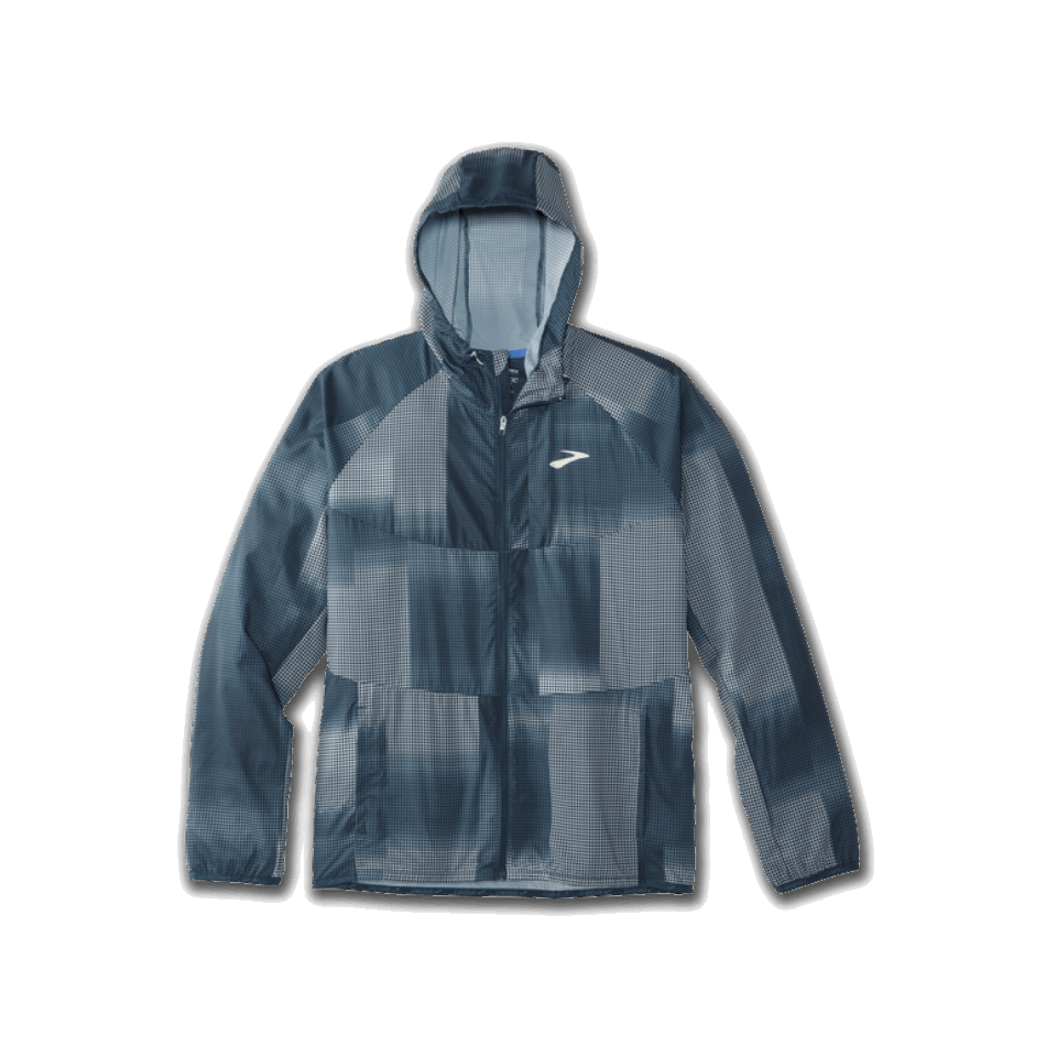 BROOKS Canopy Jacket Indigo Rush Altitude Print