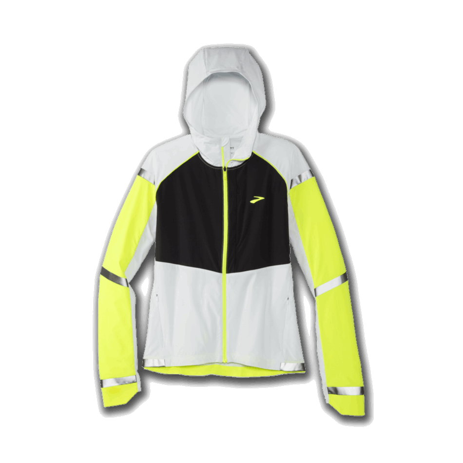 BROOKS Carbonite Jacket Women Icy Grey-Black-Nightlife