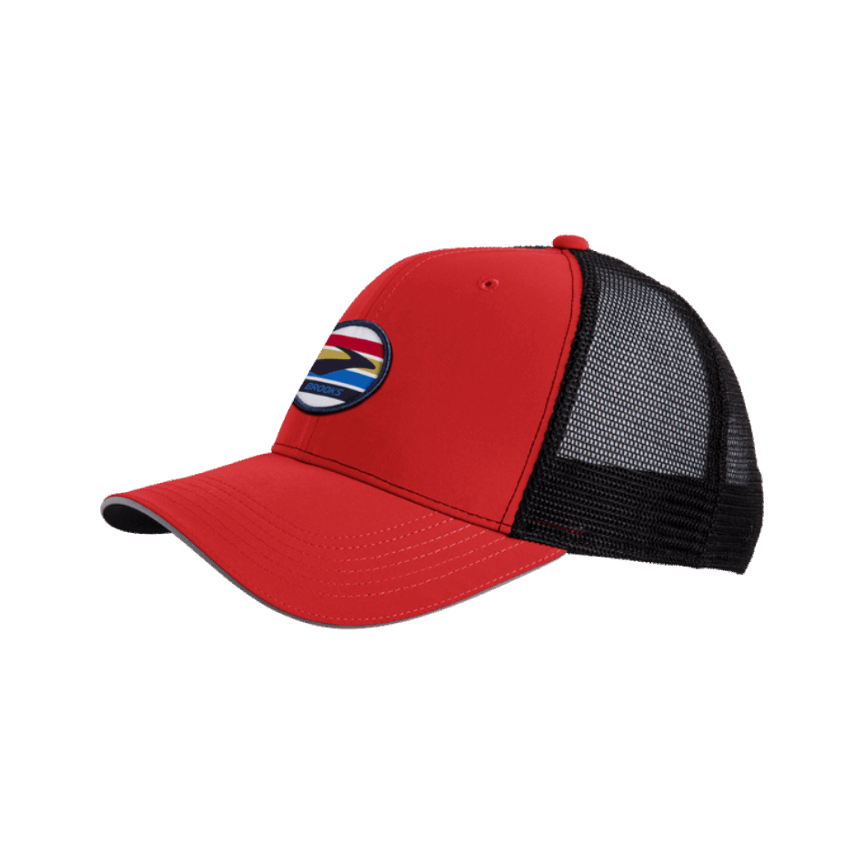 BROOKS Discovery Trucker Hat Jamberry-Path Stripe