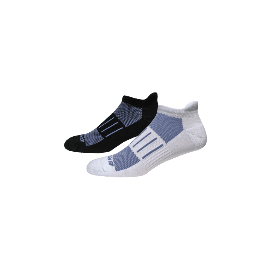 BROOKS Ghost Midweight 2-Pack White-Dusk & Black-Dusk
