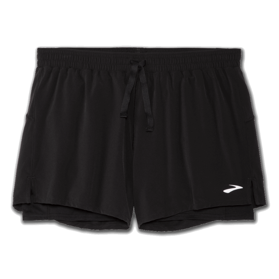 BROOKS Moment 5" 2-in-1 Short Black
