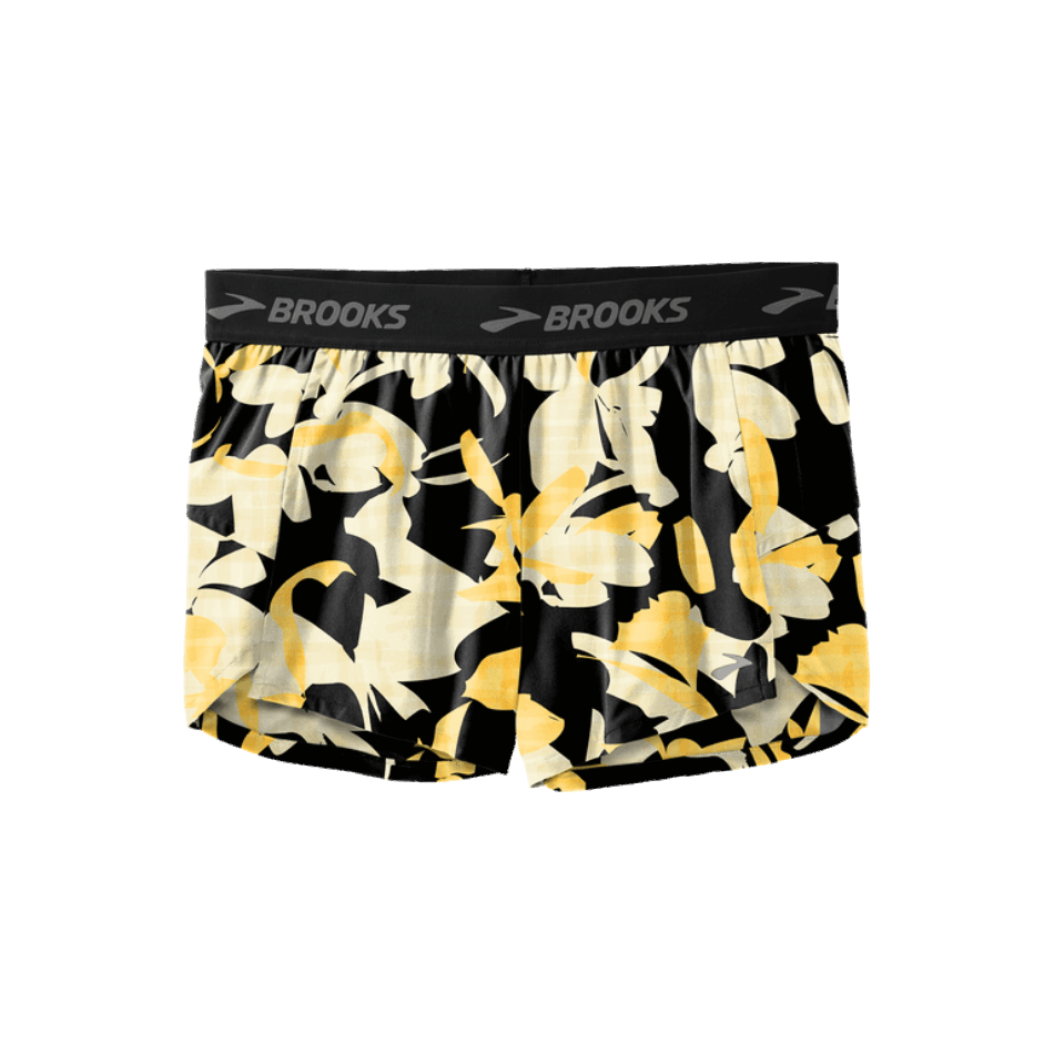 BROOKS Chaser 3" Short Black-Golden Hour-Floral